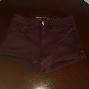 American Eagle Hi-Rise Super Stretch Shorts